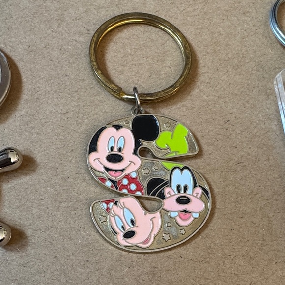 Disney Keychain Trio with Silver and Gold Accents - Picture 3 of 7